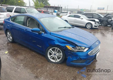 2018 Ford Fusion Hybrid S z USA, uszkodzony, nr VIN 3FA6P0UU5JR279150
